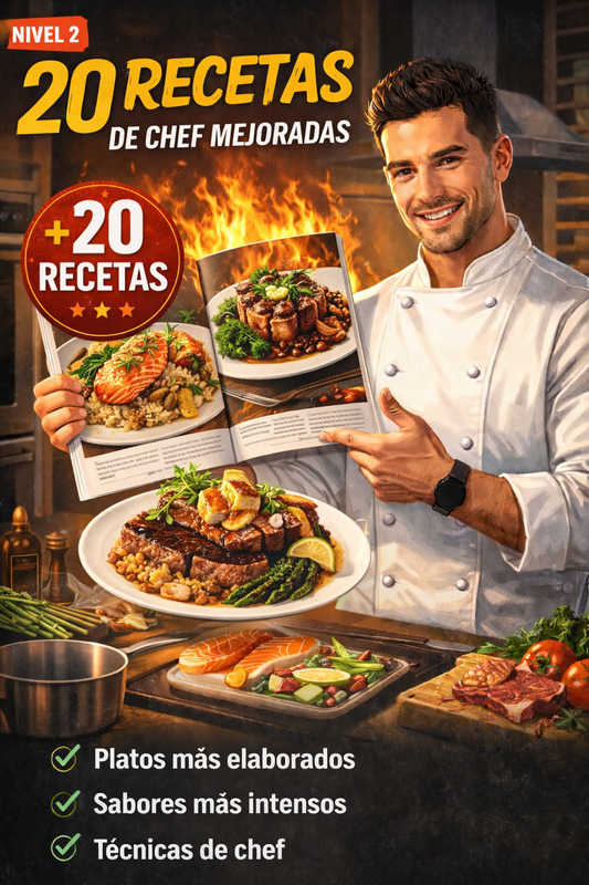 Ebook Nivel 2 - 20 Recetas Intermedias
